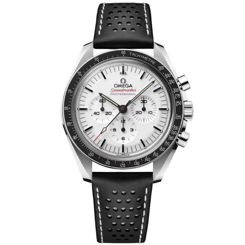 Omega Speedmaster 21mm 白 Alligator Strap White CTS Rubber Strap for Omega Speedmaster – Delugs