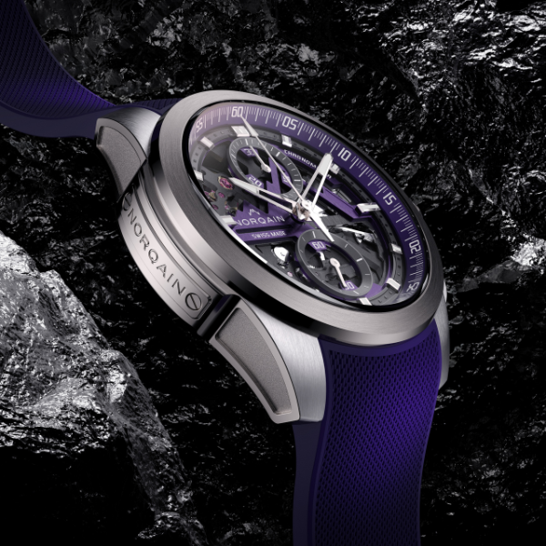 Norqain Independence Skeleton Chrono 42mm Titanium Purple