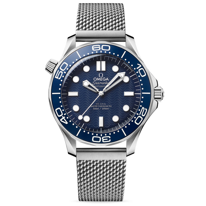 Omega Seamaster Diver 300M Co‑Axial Master Chronometer 42 blå