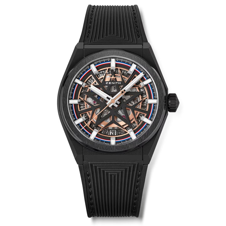 ZENITH Defy Classic Skeleton White Ceramic Mens Automatic 49.9002