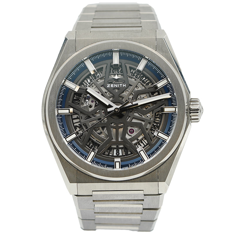 SOLD Zenith Defy Classic 95.9000.670 41mm Titanium Skeleton Watch B P