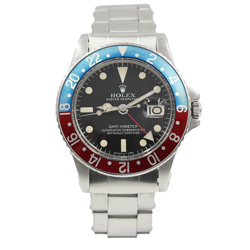 Rolex 1675 GMT Pepsi Bezel Faded Leather Strap Guide