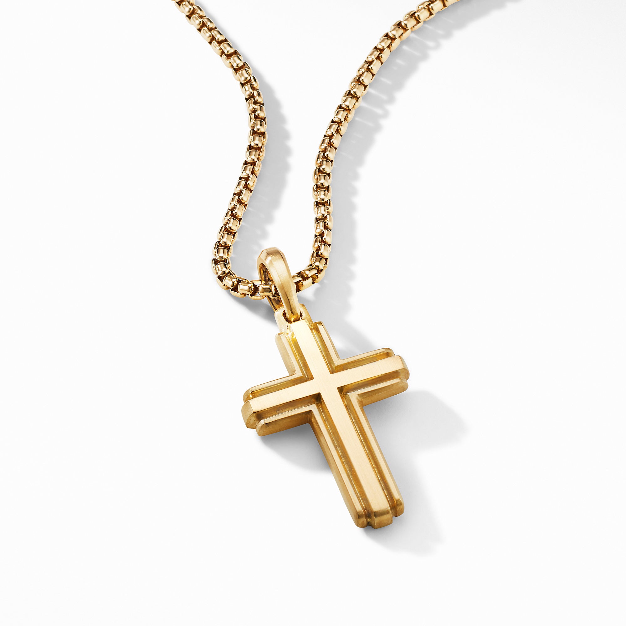 93%OFF!】 デイビット・ユーマン レディース ネックレス・チョーカー・ペンダントトップ Pendant 18K アクセサリー Cable  with GOLD Edge Pave Diamonds Recycled 18K Yellow Gold Pendant RECYCLED  ネックレス・ペンダント