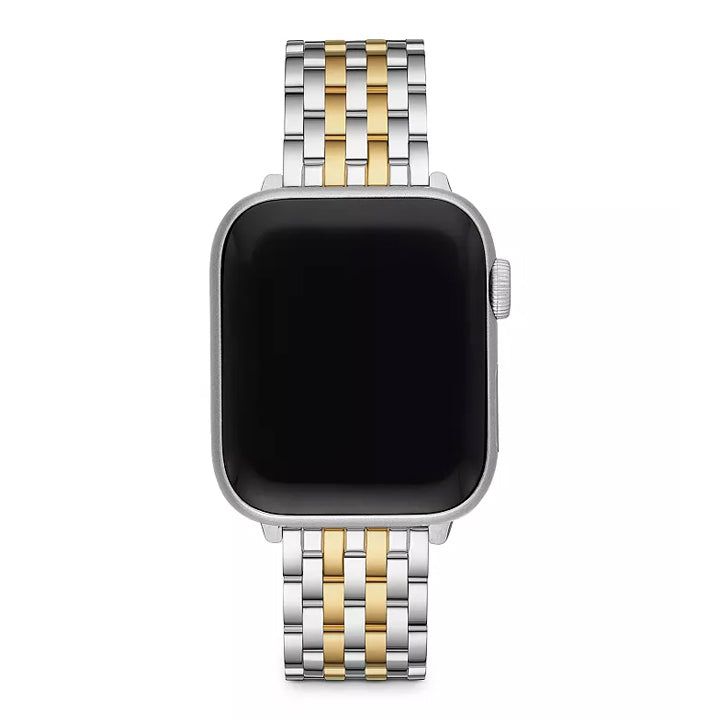Michele 7 Link Silver and Gold Bracelet for Apple Watch - MS20GL285048