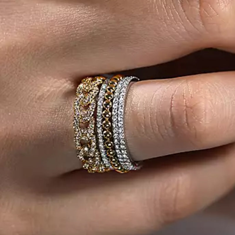 How To Stack Rings Like a Style Connoisseur? - Gabriel & Co.