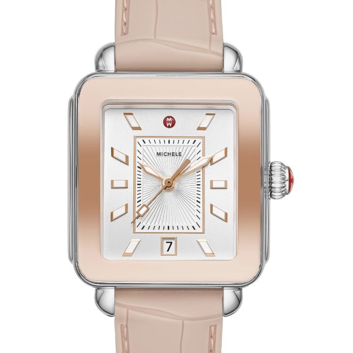 Michele Deco Sport Two Tone Pink Gold Watch MWW06K000015 Moyer