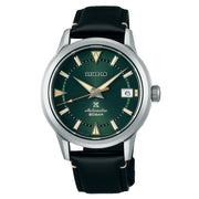 SEIKO PROSPEXThe 1959 Alpinist Modern Re-interpretationAvailable August 2021!Caliber Number6R35Movement TypeAutomatic with manual windingAccuracy+25 to -15 seconds per dayDurationApprox. 70 hoursExteriorCase MaterialStainless steelCrystalCurved sapphire crystalCrystal CoatingAnti-reflective coating on the inner surfaceLumiBriteLumibrite on hands and indexesClaspThree-fold clasp with push-button releaseOther DetailsWater Resistance20 barCase SizeThickness: 12.9 mmDiameter: 38 mmLength: 46.2 mmOth