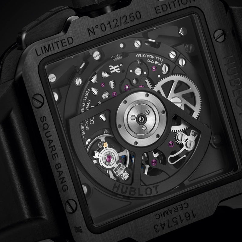 Hublot Square Bang Ceramic Watches In Black And White For 2023