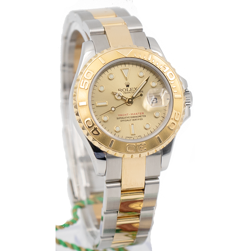 SOLD Rolex Ladies Two Tone Yacht Master 69623 211410