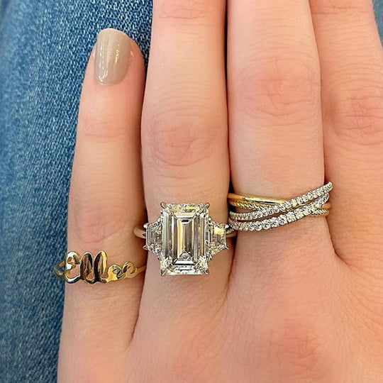 Represent Your Love Story With A Three Stone Engagement Ring From Moyer