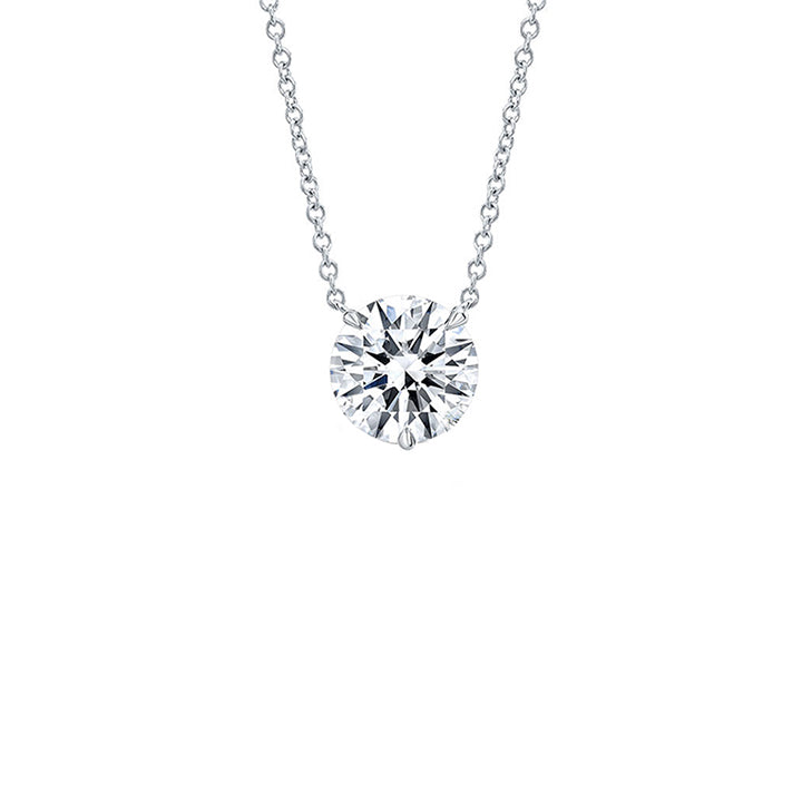 Moyer Collection 14K White Gold 1.01ct Diamond Solitaire Pendant Necklace - 118971