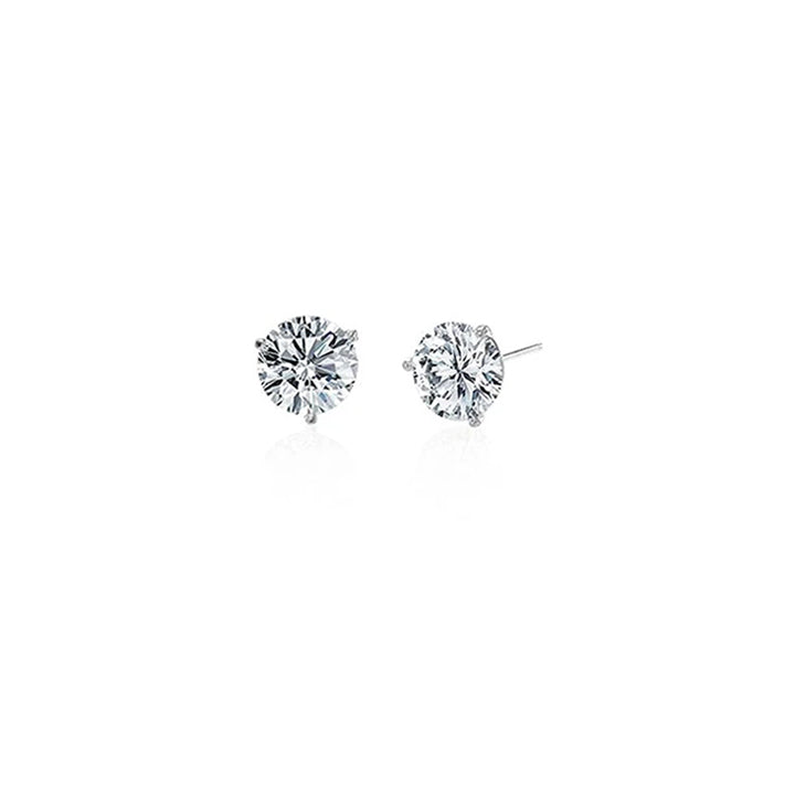 14K White Gold 1.40ctw Diamond Stud Earrings- 102380