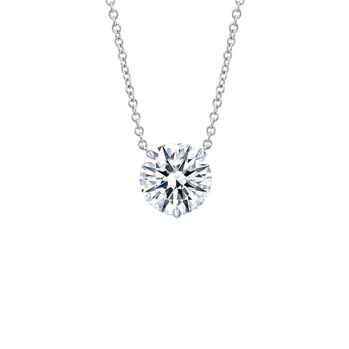 Moyer Collection 14K White Gold 1.50ct Diamond Solitaire Pendant Necklace - 118969