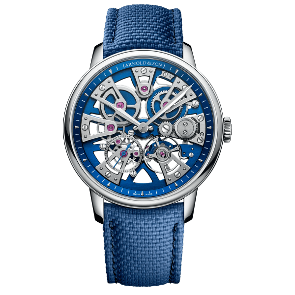 Arnold & Son Chronometry Nebula 40 Steel Rubber Strap - 1NEGS.U01A.K0243S