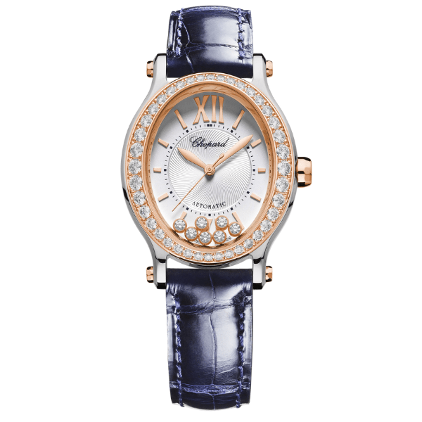 Chopard Two-Tone Oval Happy Sport 31mm Automatic Ladies Watch - 278602-6003