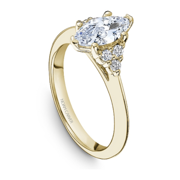 Noam Carver 14K Yellow Gold Marquise Diamond Engagement Ring - R060-01YM-FCYA