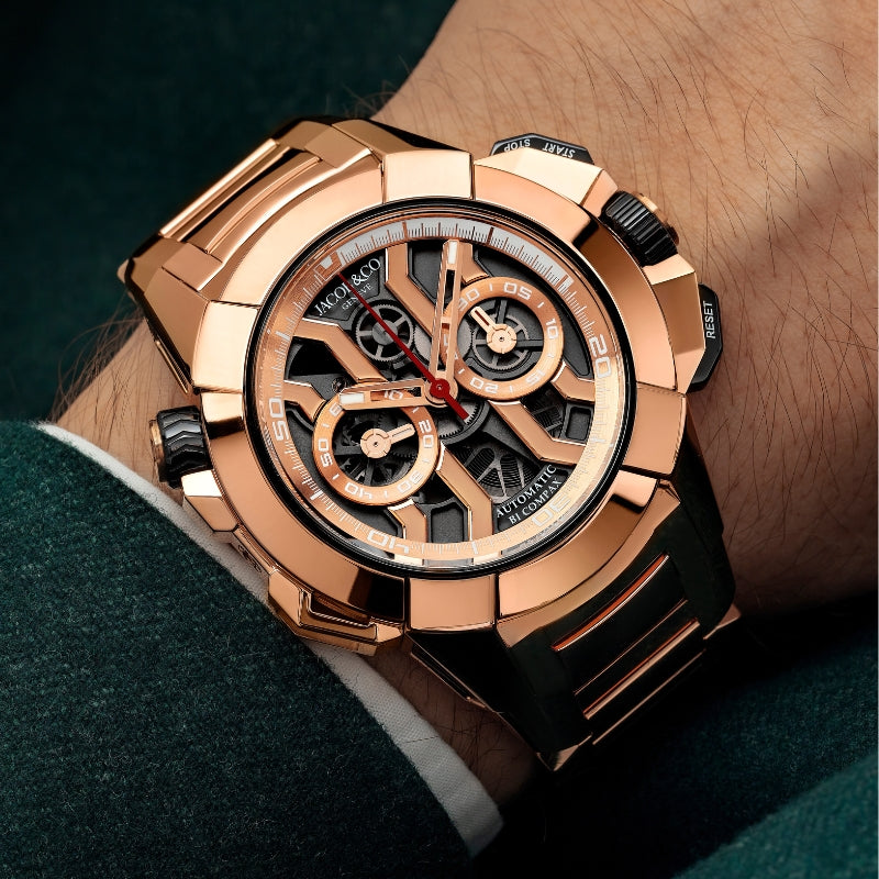 Jacob & Co. Epic X Chrono 47mm Rose Gold - EC323.42.AC.AA.A40AA