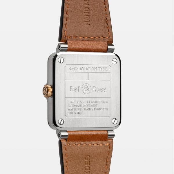 Bell & Ross BR 03-92 Steel & Rose Gold - BR03A-WH-STPG/SCA