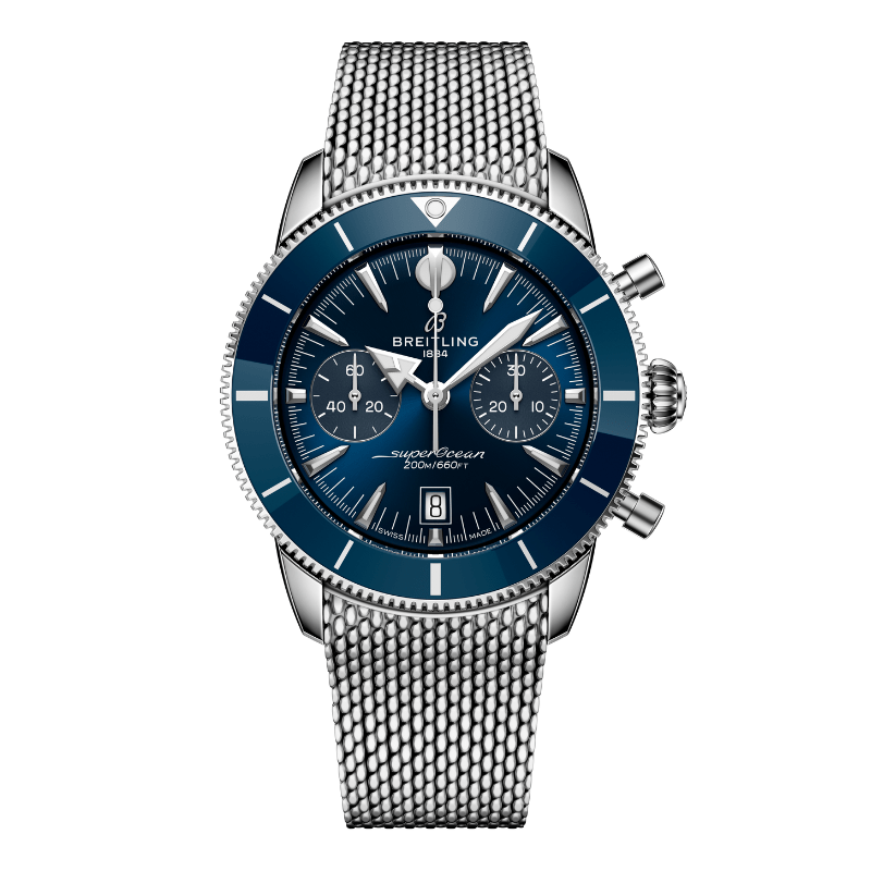 Breitling Superocean Heritage B31 Chronograph 42 Blue Bracelet - AB0156161C1A1