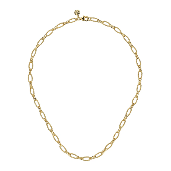 Gabriel & Co. 14K Yellow Gold Twisted Rope Chain Necklace - NK7137-17Y4JJJ