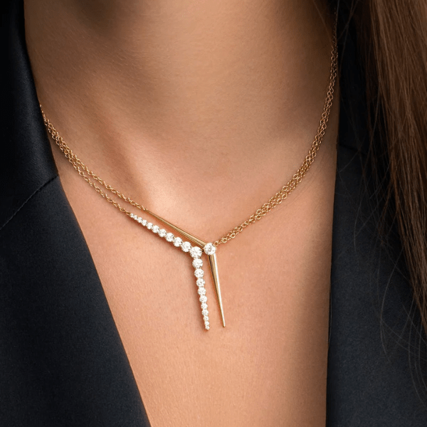 Melissa Kaye 18K Gold Aria Y Necklace - N1806A