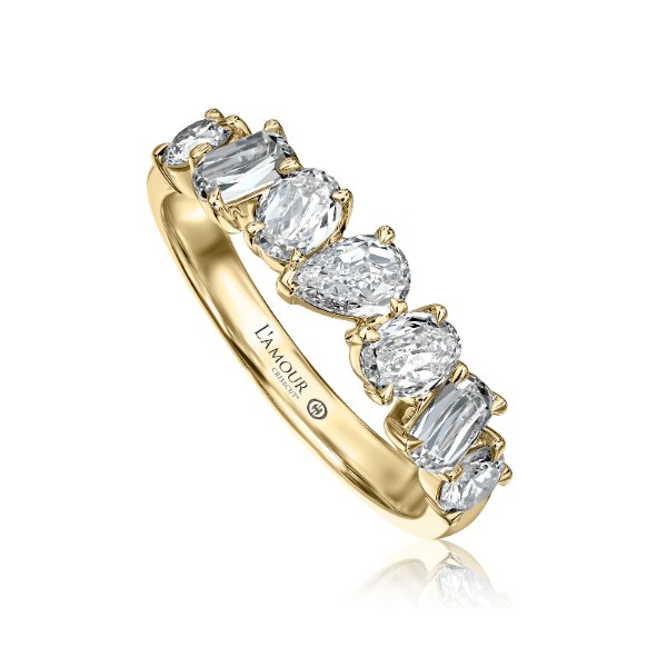 Christopher Designs 14KY 1.07ctw Mixed Shape Diamond Band - L624A/V11568