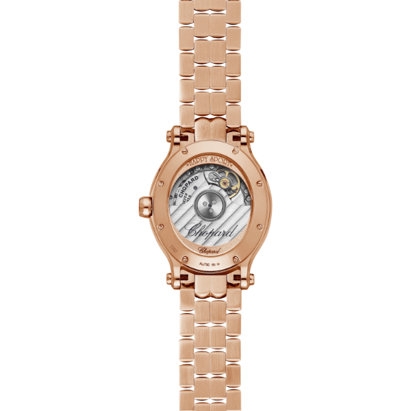 Chopard 18k Rose Gold Happy Sport 31mm Automatic Ladies Watch - 275362-5005