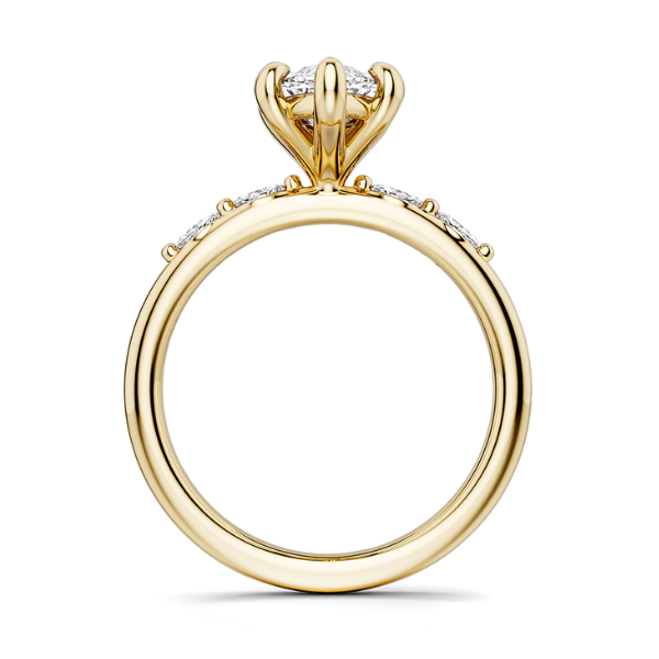 Noam Carver 14K Yellow Gold Marquise Diamond Engagement Ring - B482-01YM-FCYA