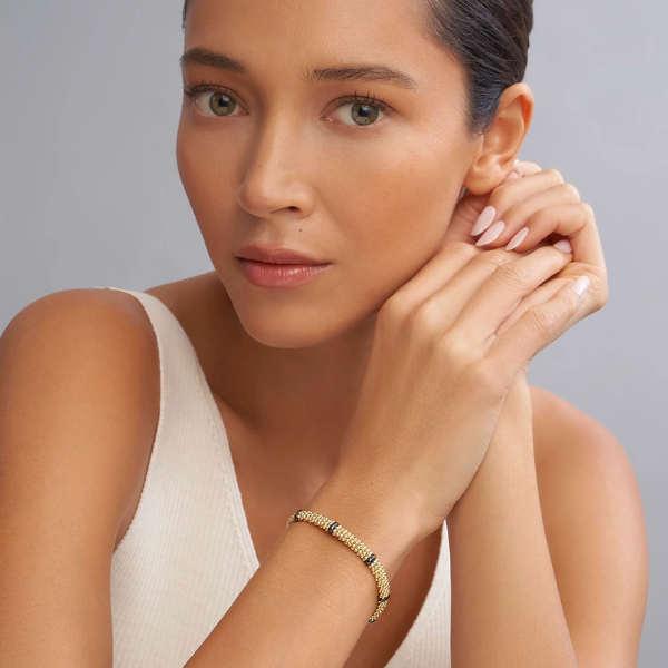 Lagos Ceramic and 18K Gold Caviar Bracelet - 05-10368-CB7