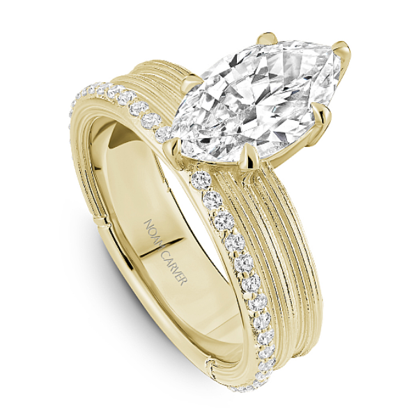 Noam Carver 14K Yellow Gold Marquise Diamond Engagement Ring - B453-01YM-FCYA