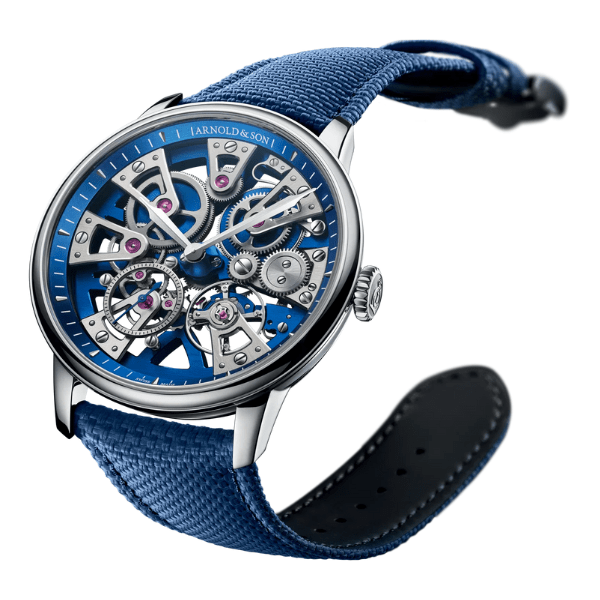 Arnold & Son Chronometry Nebula 40 Steel Rubber Strap - 1NEGS.U01A.K0243S