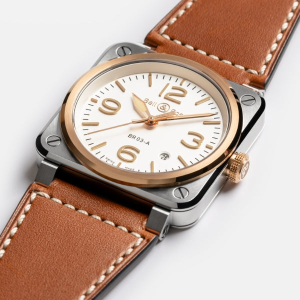 Bell & Ross BR 03-92 Steel & Rose Gold - BR03A-WH-STPG/SCA