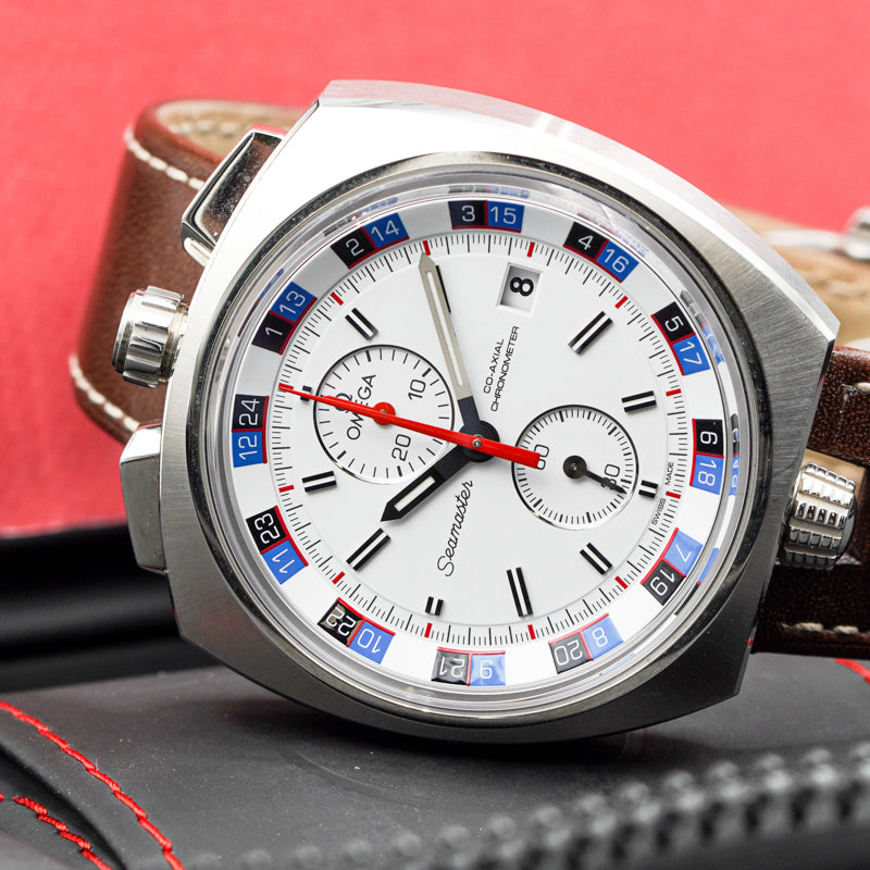 SOLD - 10/05/23 - Omega Seamaster Bullhead Limited Edition Chronograph 225.12.43.50.04.001 B&P
