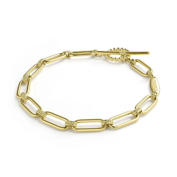 Lagos 18K Gold Petite Link Bracelet - 05-10387-7
