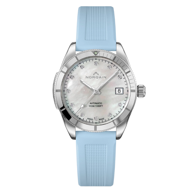Norqain Adventure Sport 37mm Mother of Pearl & Diamond Dial - N1800.08S14.W01.S02