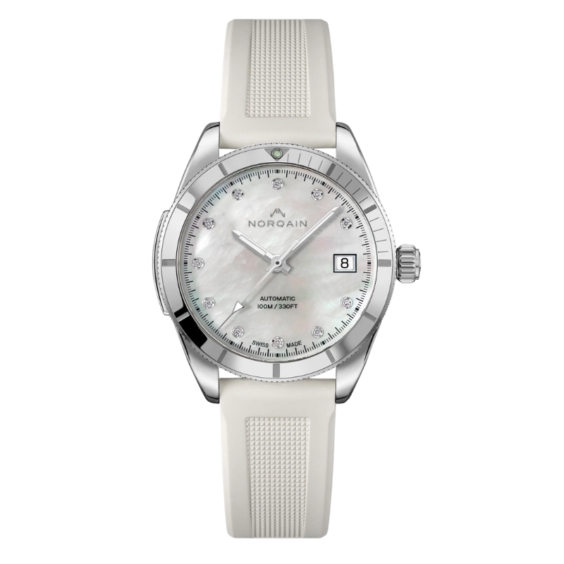 Norqain Adventure Sport 37mm Mother of Pearl & Diamond Dial - N1800.08S14.W01.S02