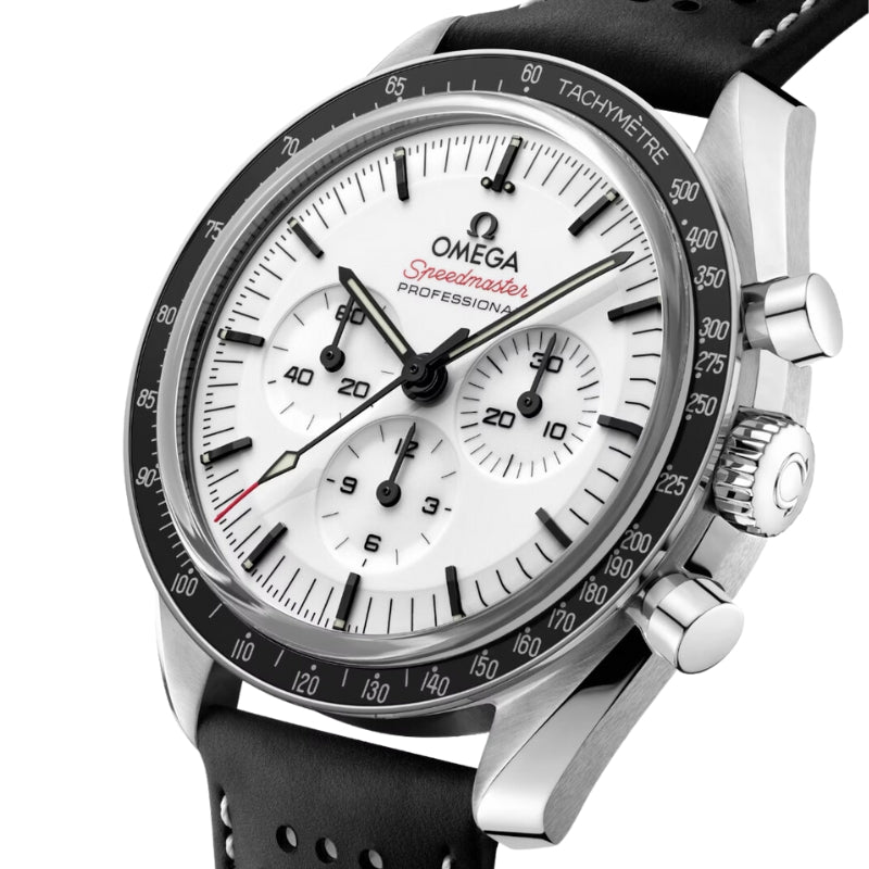 Omega Speedmaster Moonwatch Professional White Moonwatch Leather Strap - 310.32.42.50.04.002