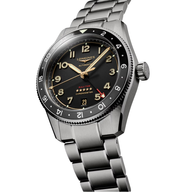 Longines Spirit Zulu Time Titanium GMT 39mm - L3.802.1.53.6
