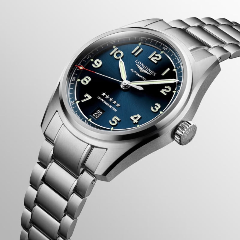Longines Spirit Stainless Steel Blue Dial 37mm - L3.410.4.93.6