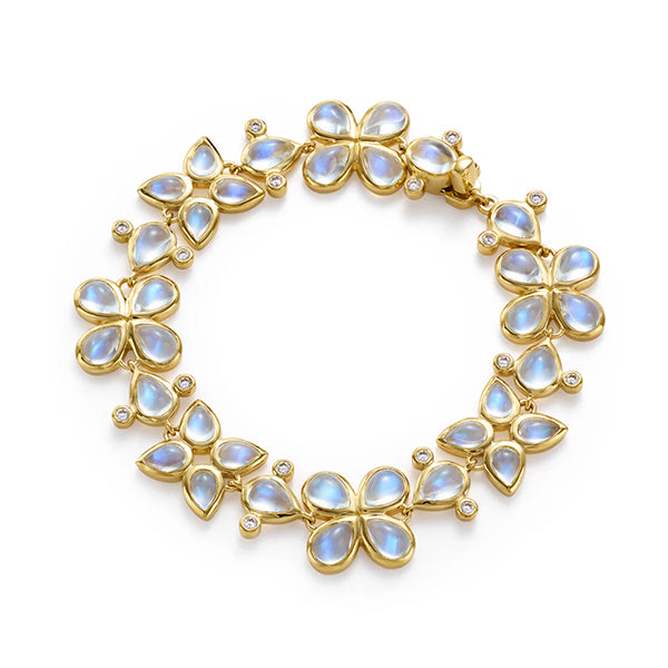 Temple St. Clair 18k Blue Moon Flower Bracelet - B41417-XSBMFLW