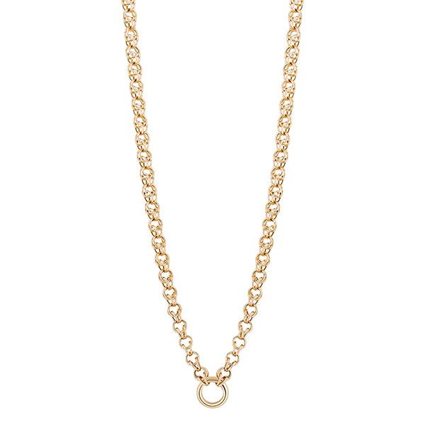 Mason & Books 14K Yellow Gold Crochet Chain with Hinge Enhancer - CDMN05