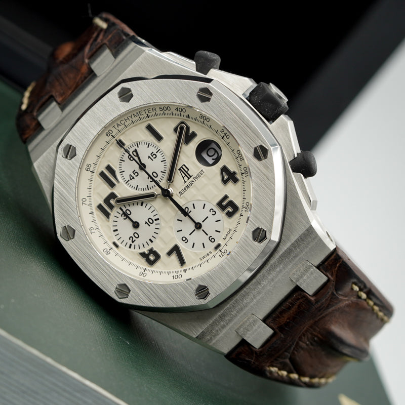 SOLD - 1/27/24 - Audemars Piguet Royal Oak Offshore Chronograph 26170ST.OO.D091CR.01 B&P 2018