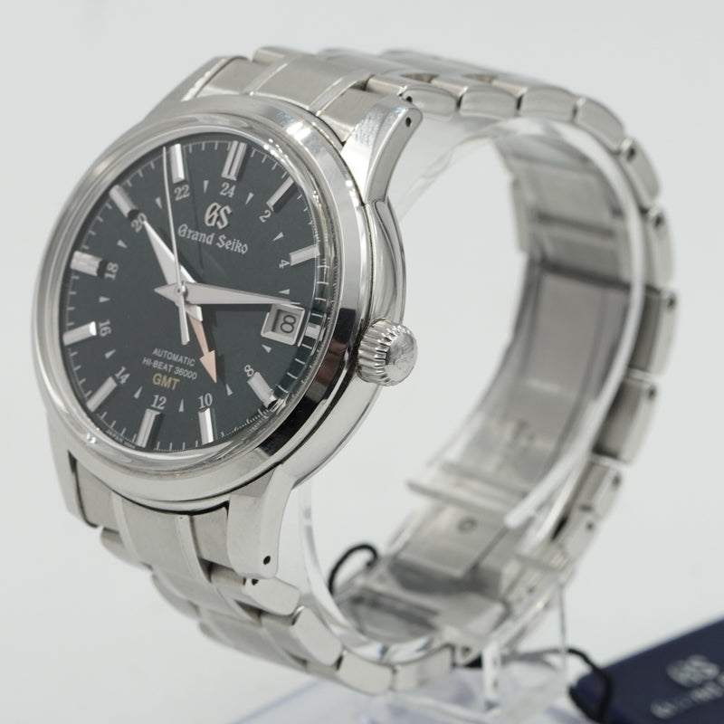 SOLD - 4/17/25 - Grand Seiko SBGJ251 Green Dial Hi-Beat GMT B&P 2021