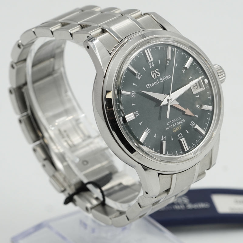 SOLD - 4/17/25 - Grand Seiko SBGJ251 Green Dial Hi-Beat GMT B&P 2021