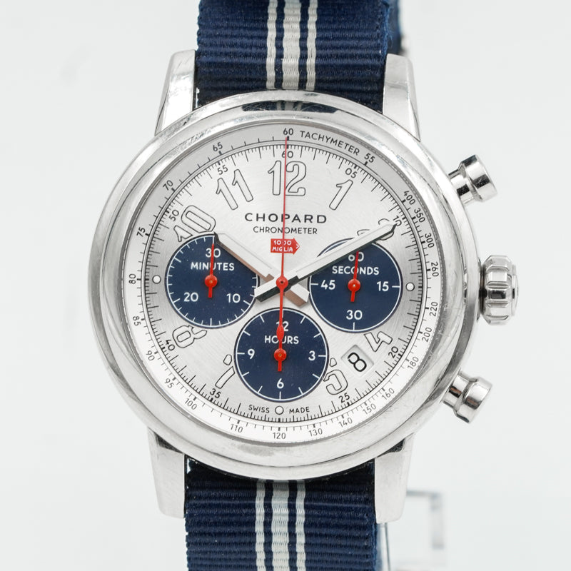 SOLD - 7/10/24 - Chopard 42mm Mille Miglia 168589-3004 USA Limited Ed. Chronograph Nato