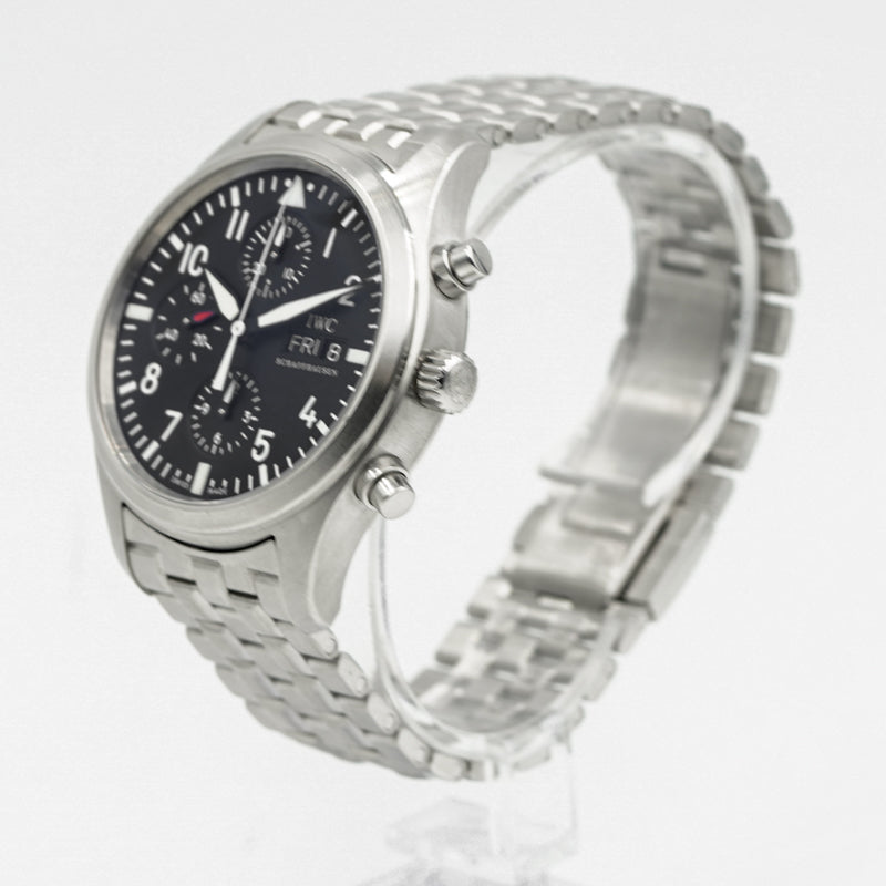 SOLD - 4/22/24 - IWC Pilot IW371704 Stainless Steel 42mm B&P 2007