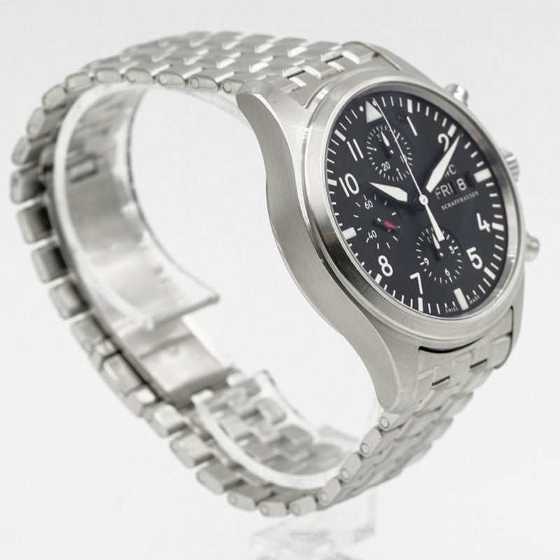 SOLD - 4/22/24 - IWC Pilot IW371704 Stainless Steel 42mm B&P 2007
