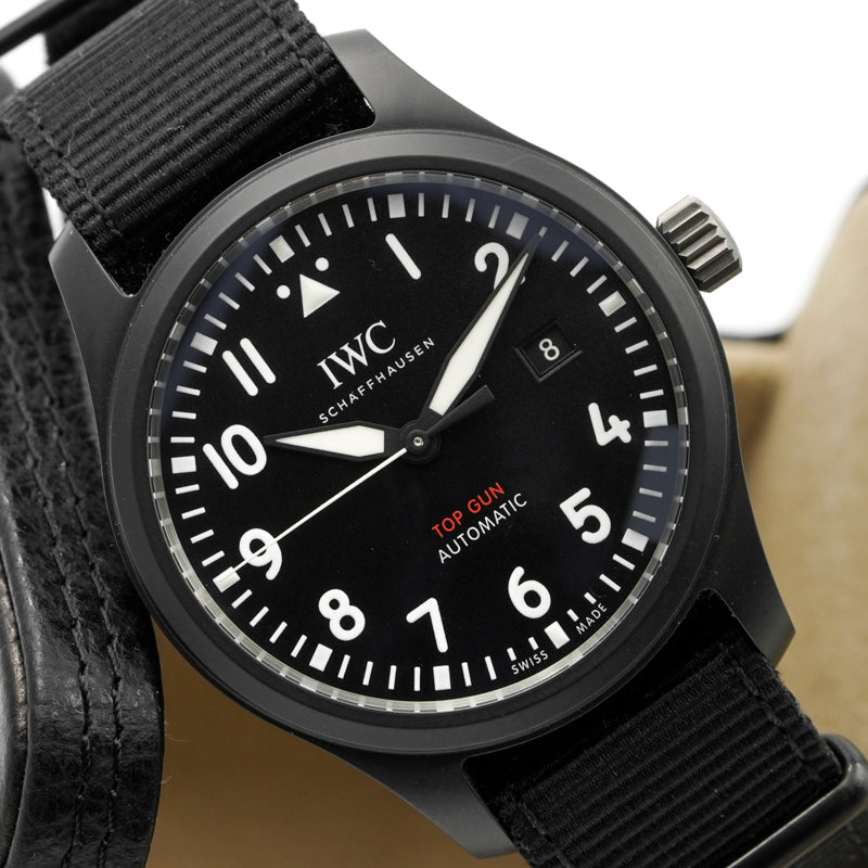 SOLD - 12/03/23 - IWC Top Gun 41mm Pilot Ceramic IW326906 B&P '23