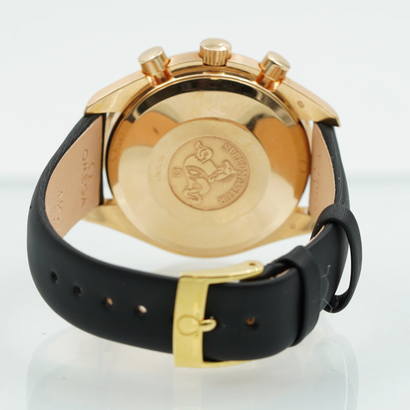 SOLD - 7/10/24 - Omega Triple Date Speedmaster 18K Rose Gold 36233321