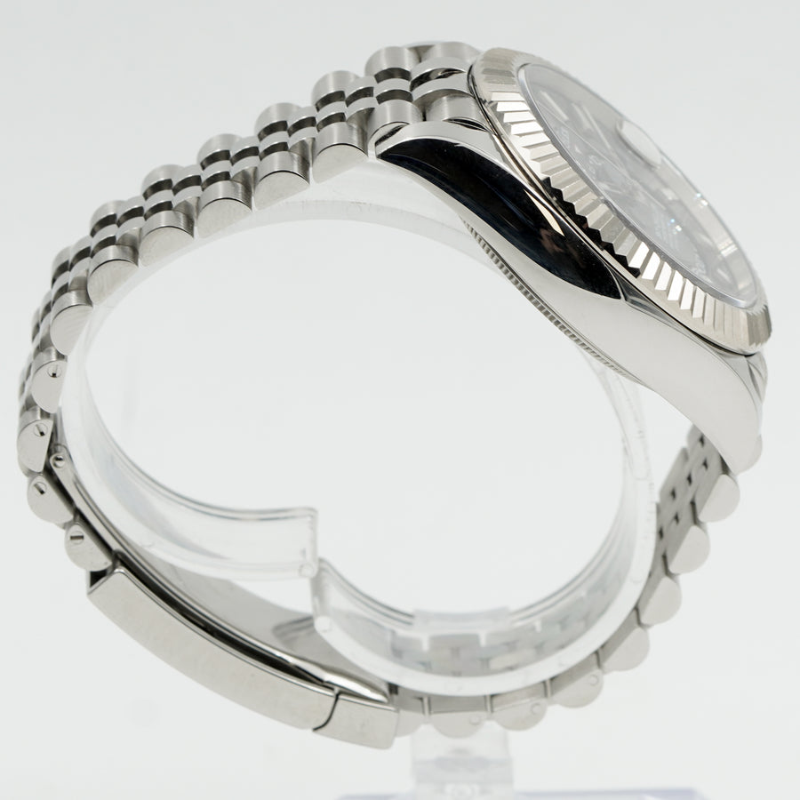 SOLD - 1/25/24 - Rolex Sky-Dweller 326934 Stainless Steel Jubilee & Fluted Bezel B&P 2023